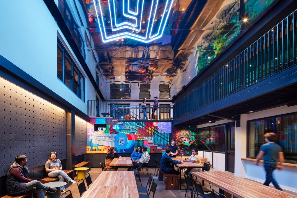 Corey Gaffer - modist brewing pub area